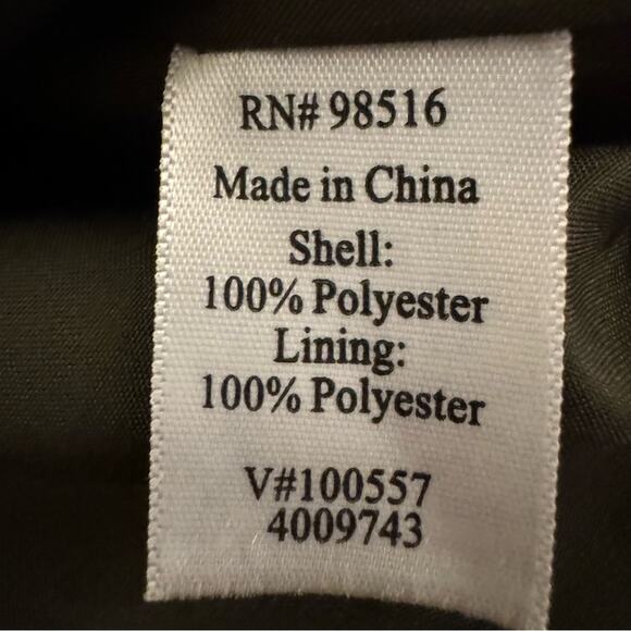 Coldwater Creek olive green one button blazer jacket size petite medium MP
 b24 - Picture 3 of 5